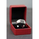 Gents silver ring
