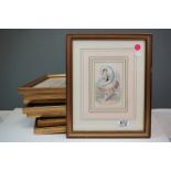 A set of eight framed and glazed Kronheim Prints together with some unframed on two sheets and a