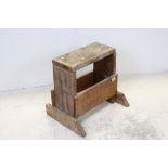 Vintage Pine Workshop Bench, 55cms wide x 51cms high