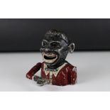 Starkie's Patent Aluminium Moneybox in the form of a Man, 16cms high