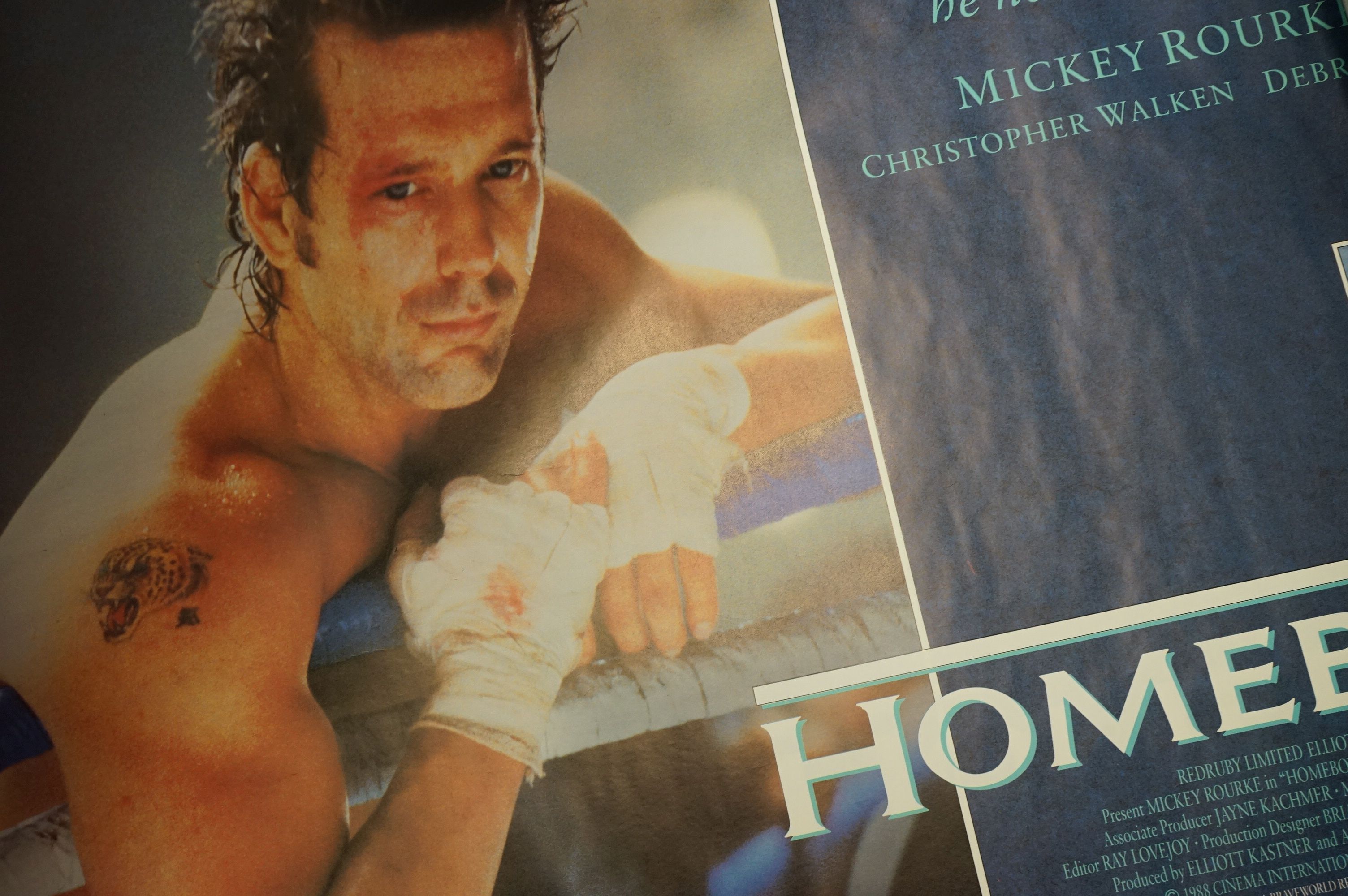 A quantity of film posters to include Homeboy, Absolution and Oxford Blues. - Image 6 of 8