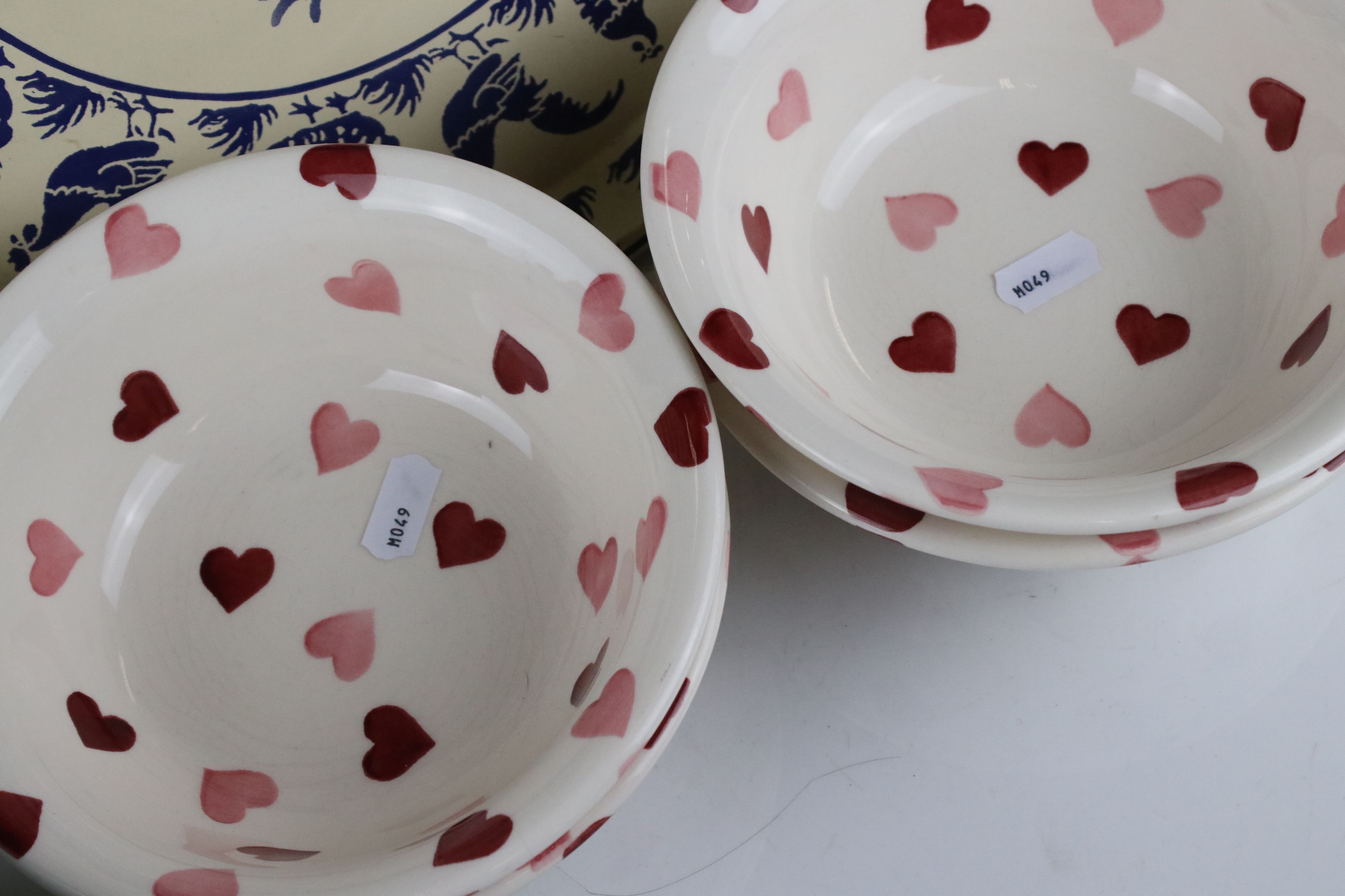Emma Bridgewater Four ' Pink Hearts ' Pattern Bowl together with Emma Bridgewater ' Tea in the - Image 3 of 5