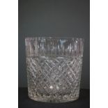 Large Cut Glass Bowl, 25cms high