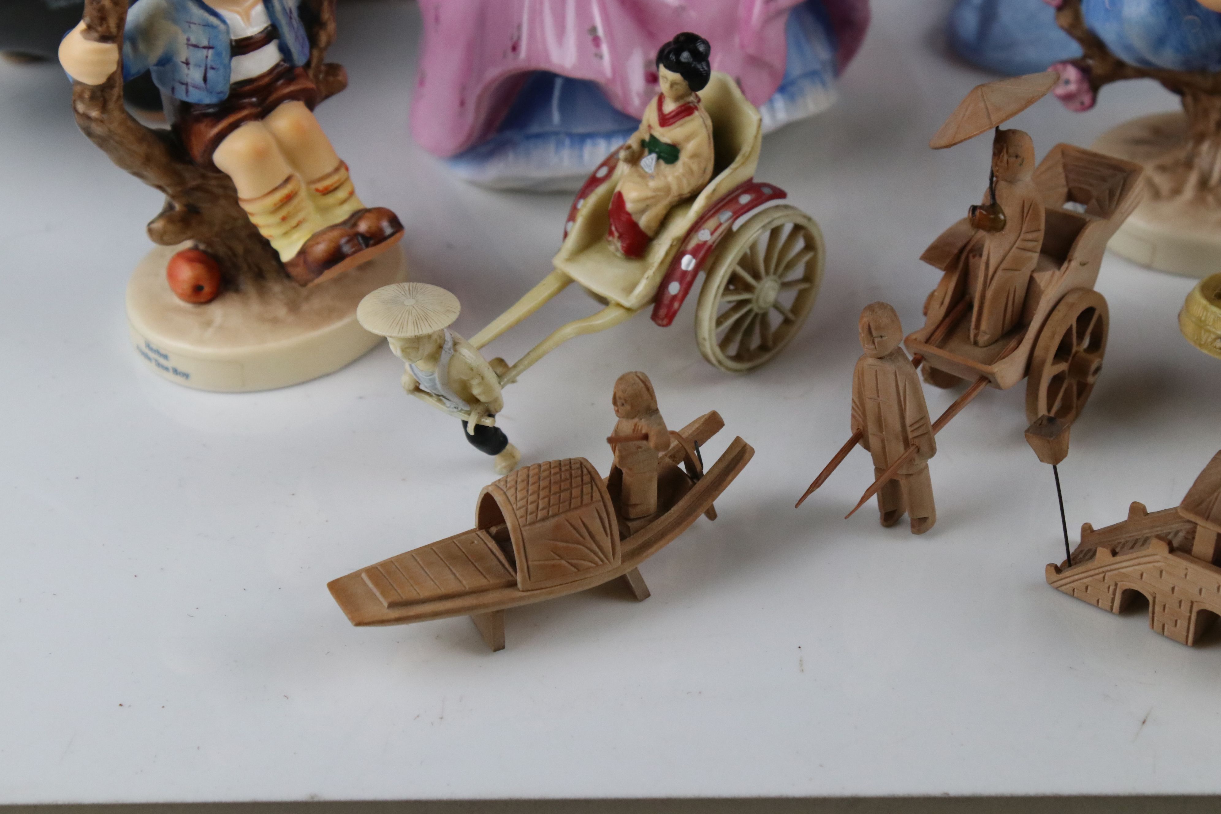 Mixed Lot of Ceramics including Two Royal Doulton Figurines and a Coalport Figurine, Pair of - Image 2 of 10