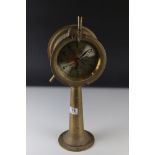 Brass Model of a Chadburns Single Lever Ship's Telegraph, 51cms high