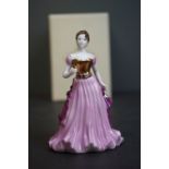 Coalport bone china figurine 'At The Stroke Of Midnight Debutante - A New Millenium,' limited