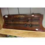 Riley of Accrington snooker/billiards wooden scoreboard