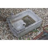 Sandford Stone Garden Trough, 52cms x 37cms x 18cms high