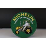 Cast iron plaque 'Michelin Tyres For Agriculture'