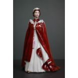 Royal Worcester Figurine ' In celebration of The Queen's 80th Birthday 2006 '