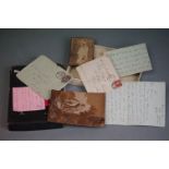 Collection of letters, photograph & watercolour relating to British artist Edward Henry Corbould and