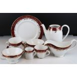 Early to Mid 20th century Simpsons Potteries Limited Chinese style Part Tea, Coffee and Dinner