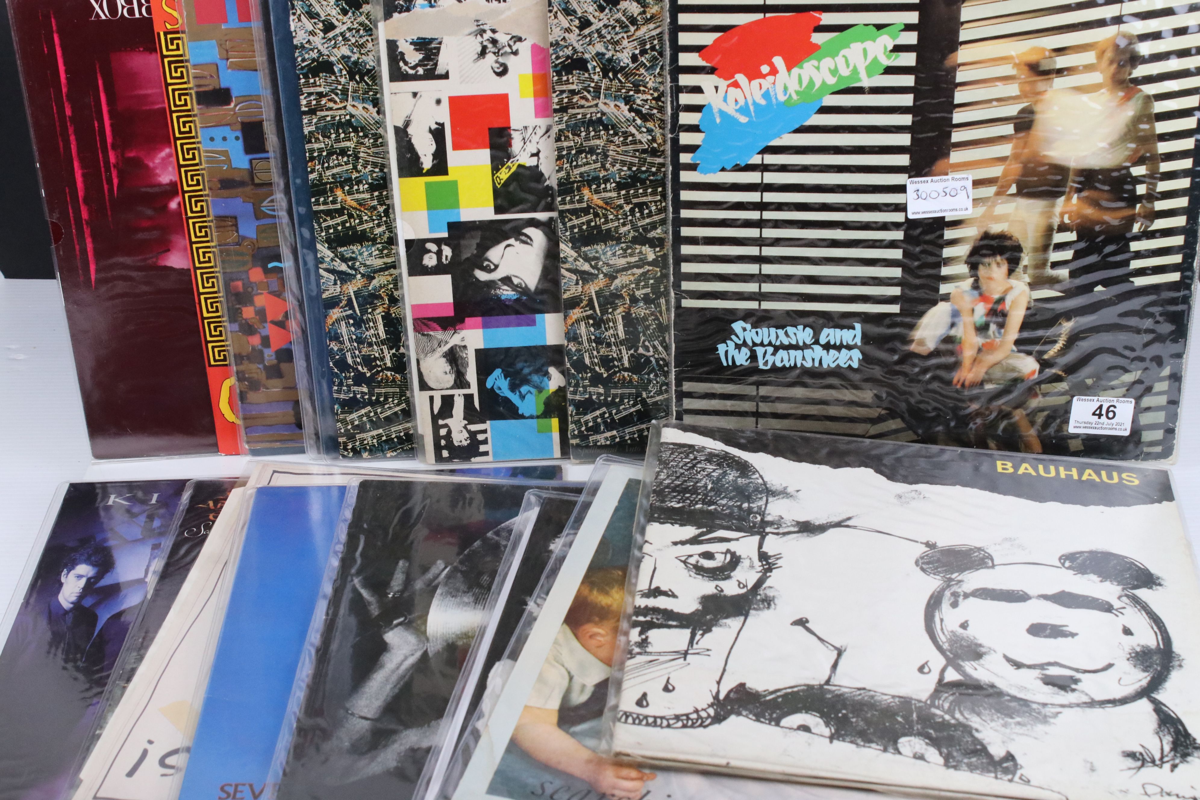 Vinyl - Approx 21 New Wave Goth LP's including Siouxsie & The Banshees x 12 (including a 12"),