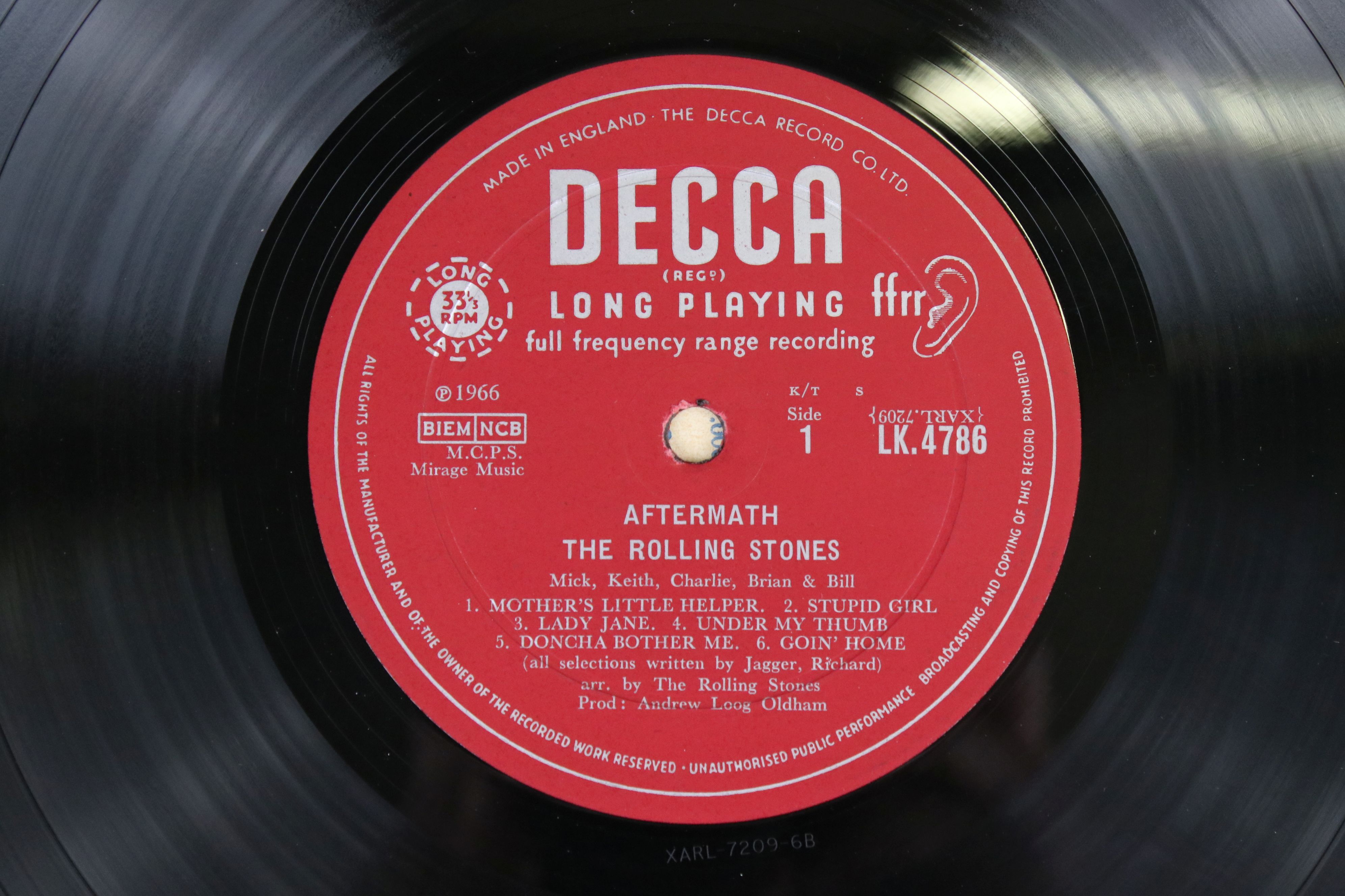 Vinyl - The Rolling Stones Aftermath (Decca LK 4786) mono, nice early copy. Sleeve and Vinyl VG+ - Image 2 of 4