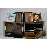Vinyl - Approx 350 vinyl 7" singles spanning the genres and the decades to include The Beatles,