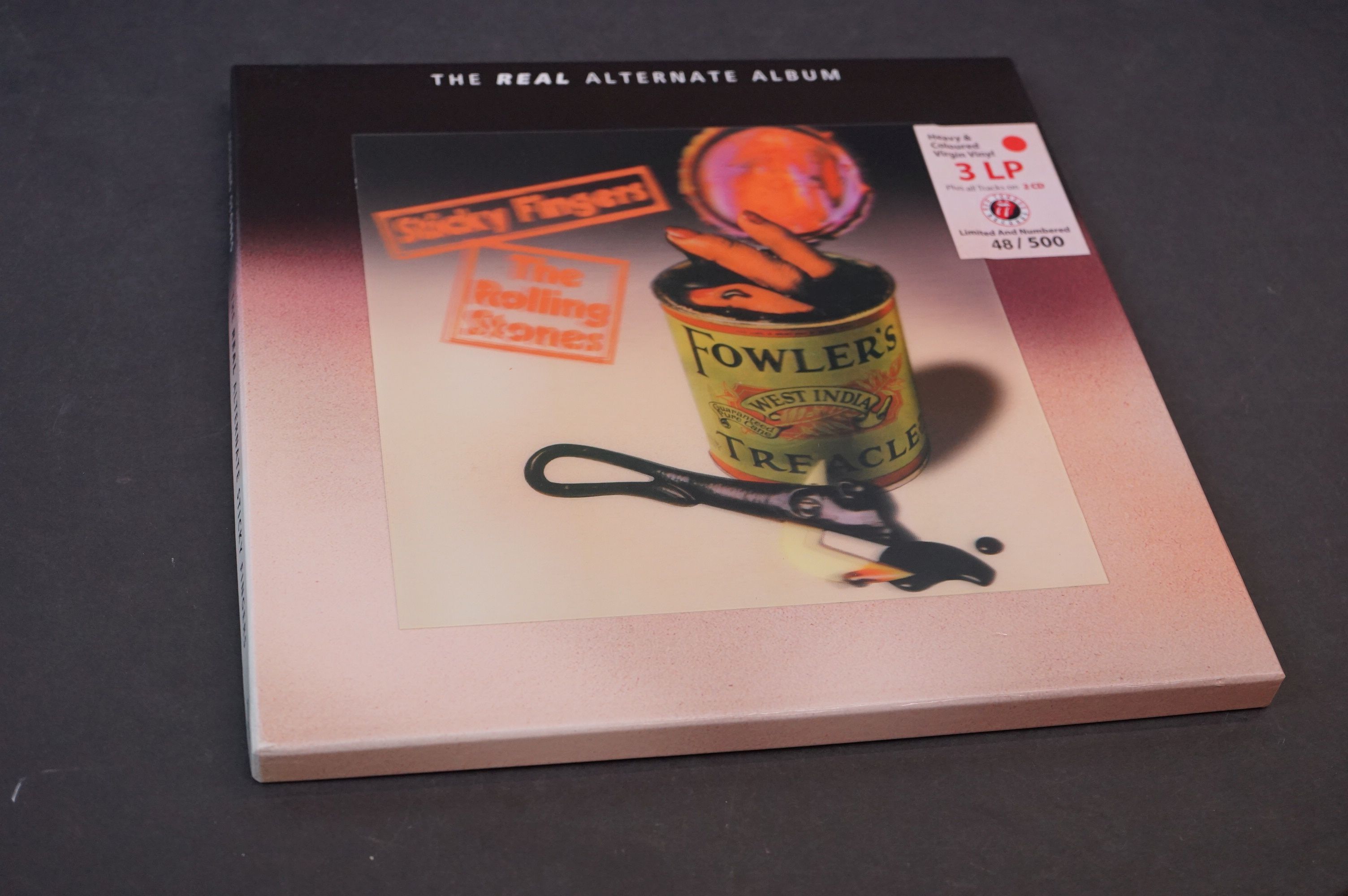 Vinyl - ltd edn The Real Alternate Album Rolling Stones Sticky Fingers 3 LP / 2 CD Box Set RTR012, - Image 9 of 10