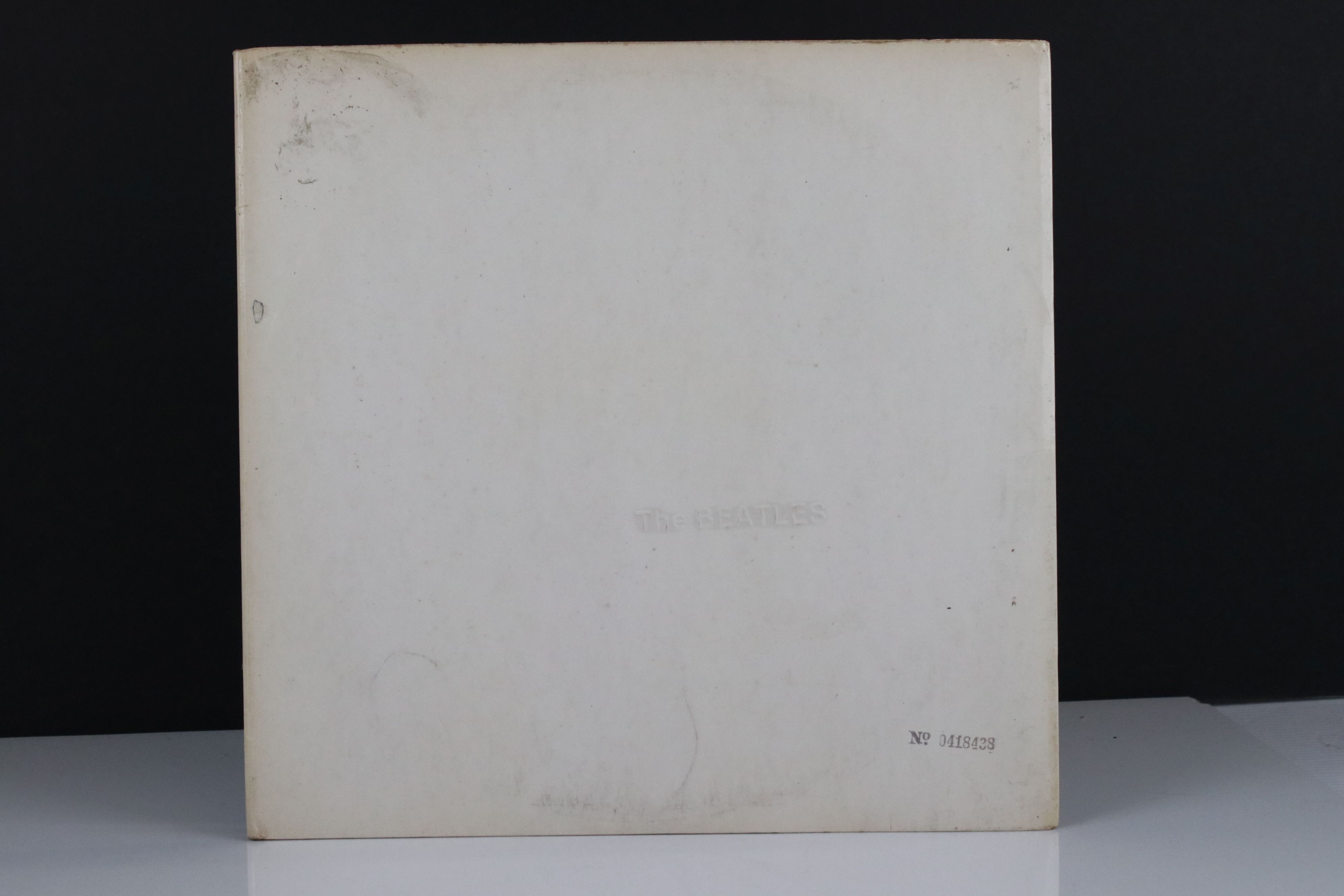 Vinyl - The Beatles - The White Album, numbered 0418438, top loading double sleeve with original