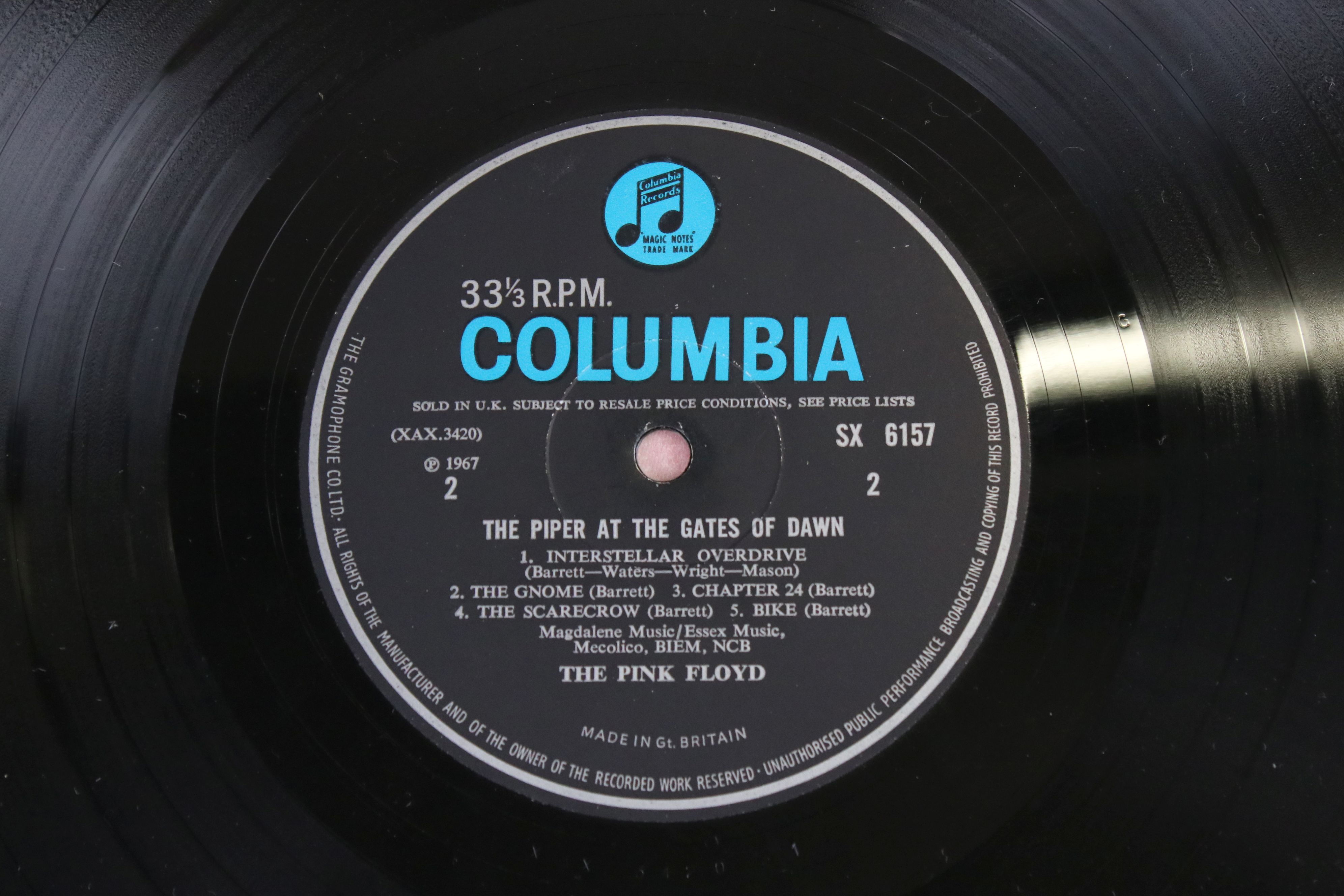 Vinyl - Pink Floyd The Piper at the Gates of Dawn LP on Columbia SX6157 mono, blue/black label - Image 4 of 5