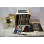 Vinyl - Approx 80 LP's & 12" singles spanning genres and decades featuring artists including The