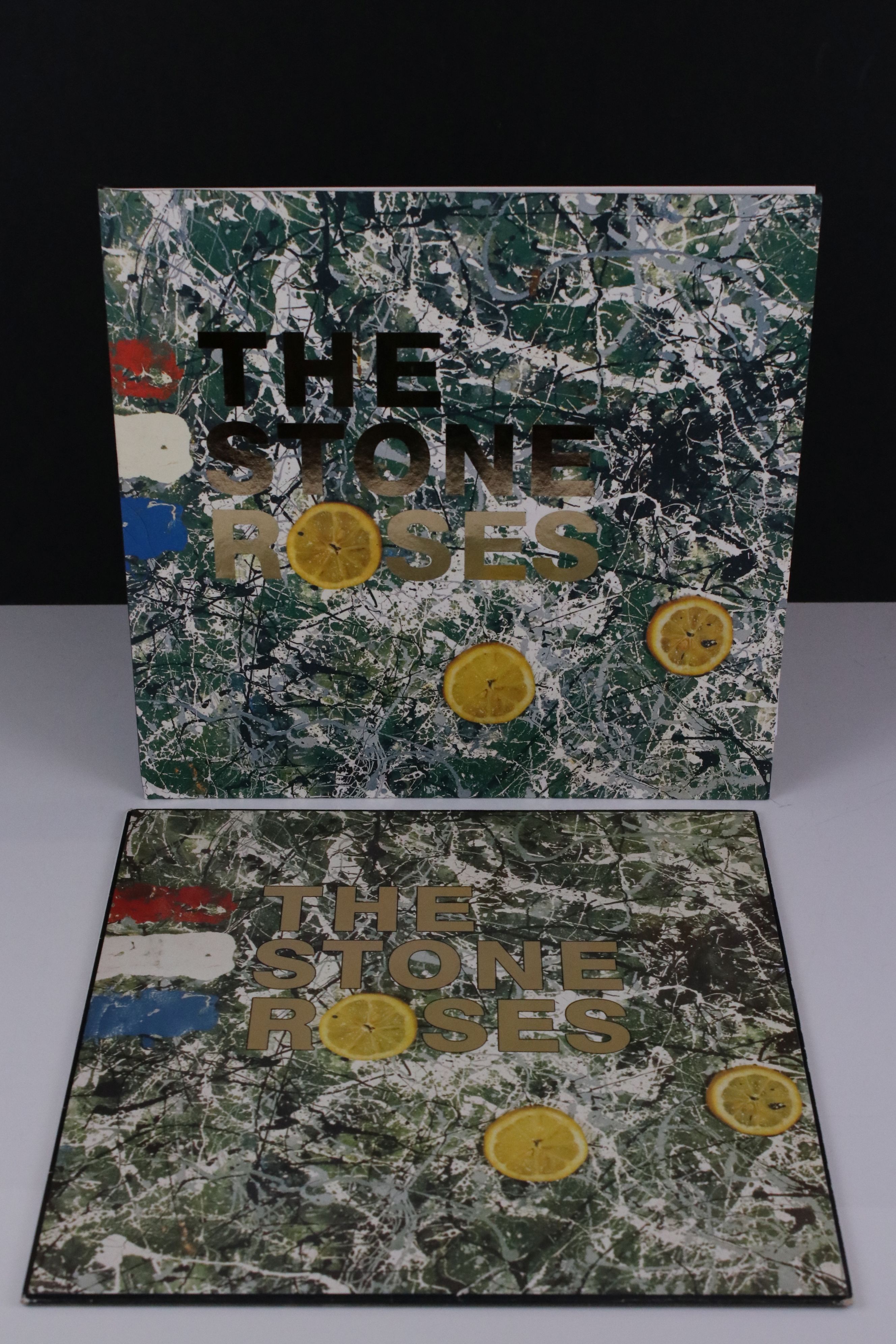 Vinyl - Two The Stone Roses self titled LPs to include ORELP502, not embossed, gold lettering, and