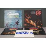 Vinyl - The Damned 4 12" singles to include Eloise (GRIMX 4), The Shadow Of Love (GRIMT 2), Is It