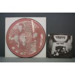 Vinyl - The Cramps - Off The Bone picture disc reissue LP (white sleeve inner with writing, vinyl