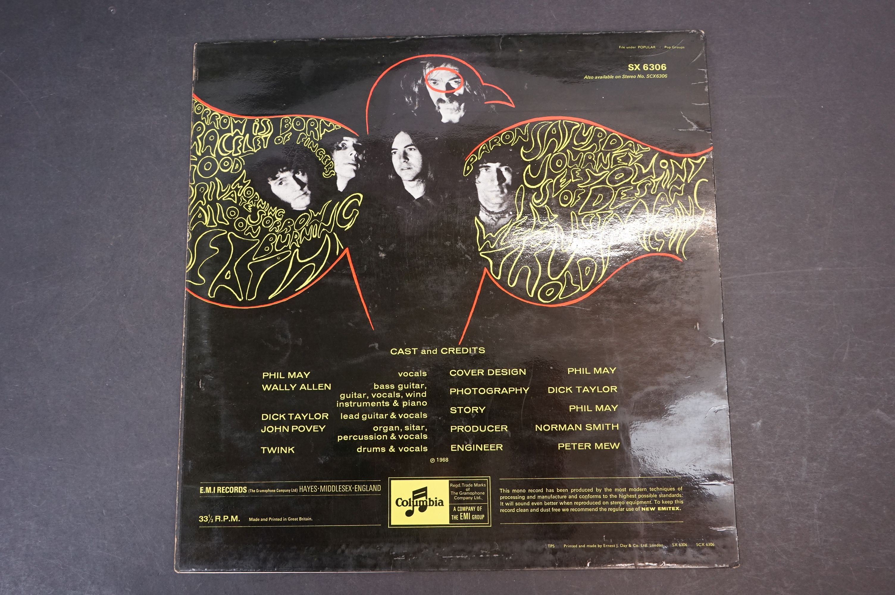 Vinyl - Pretty Things - S. F. Sorrow. Original Uk 1st Pressing mono copy SX 6306 gatefold sleeve - Image 5 of 5