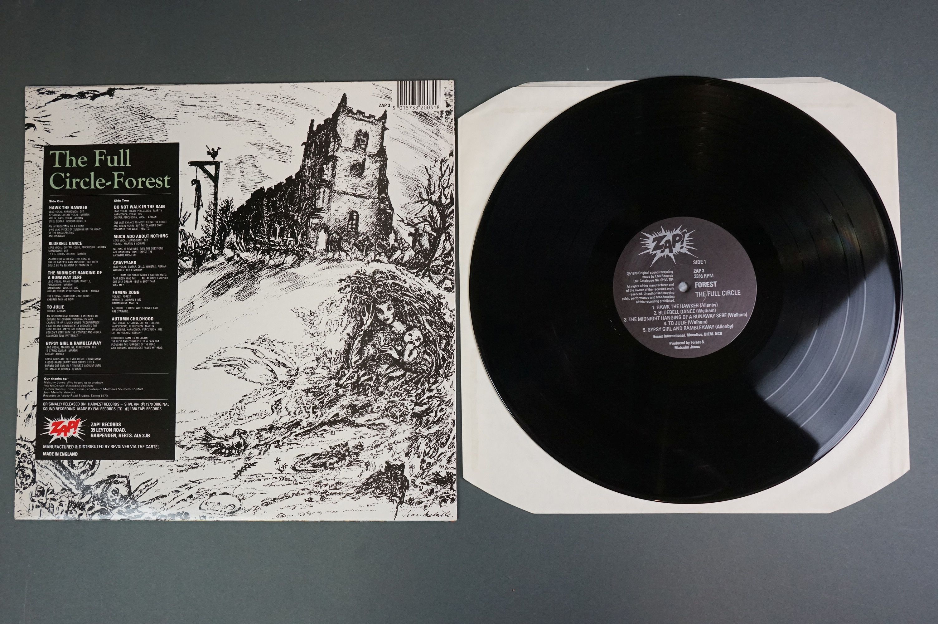 Vinyl - Three Forest LPs to include self titled on Harvest SHVL760 no EMI on label, tape removal - Image 8 of 8