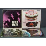 Vinyl - 4 LP's to include Rolling Stones Let It Bleed (SLK 16640 P) Decca Royal Sound Stereo, 70's