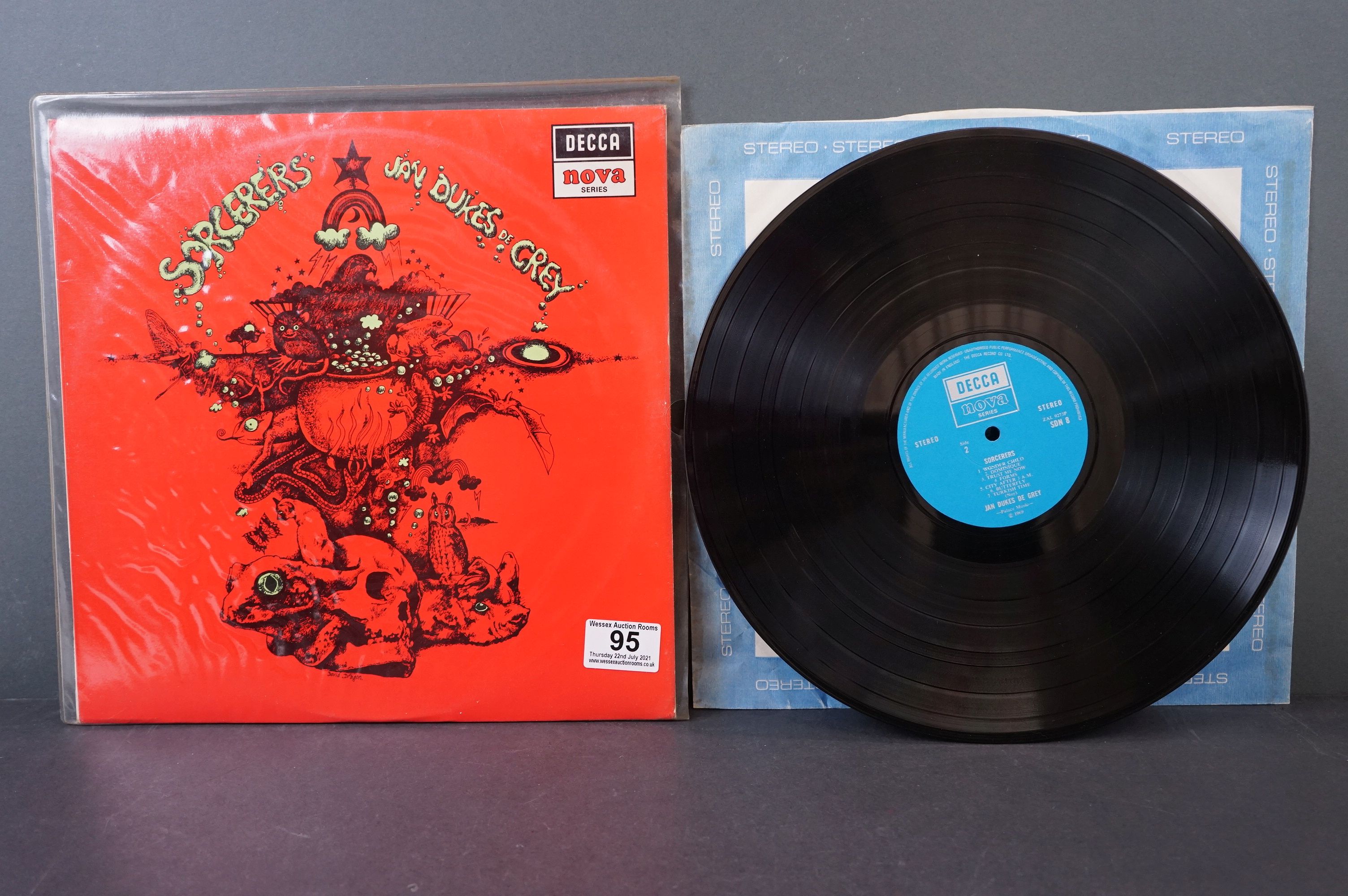 Vinyl - Psych / Acid Folk - Jan Duke De Grey - Sorcerers ( 1969 UK, Decca Nova Records) vg+ - Image 2 of 3