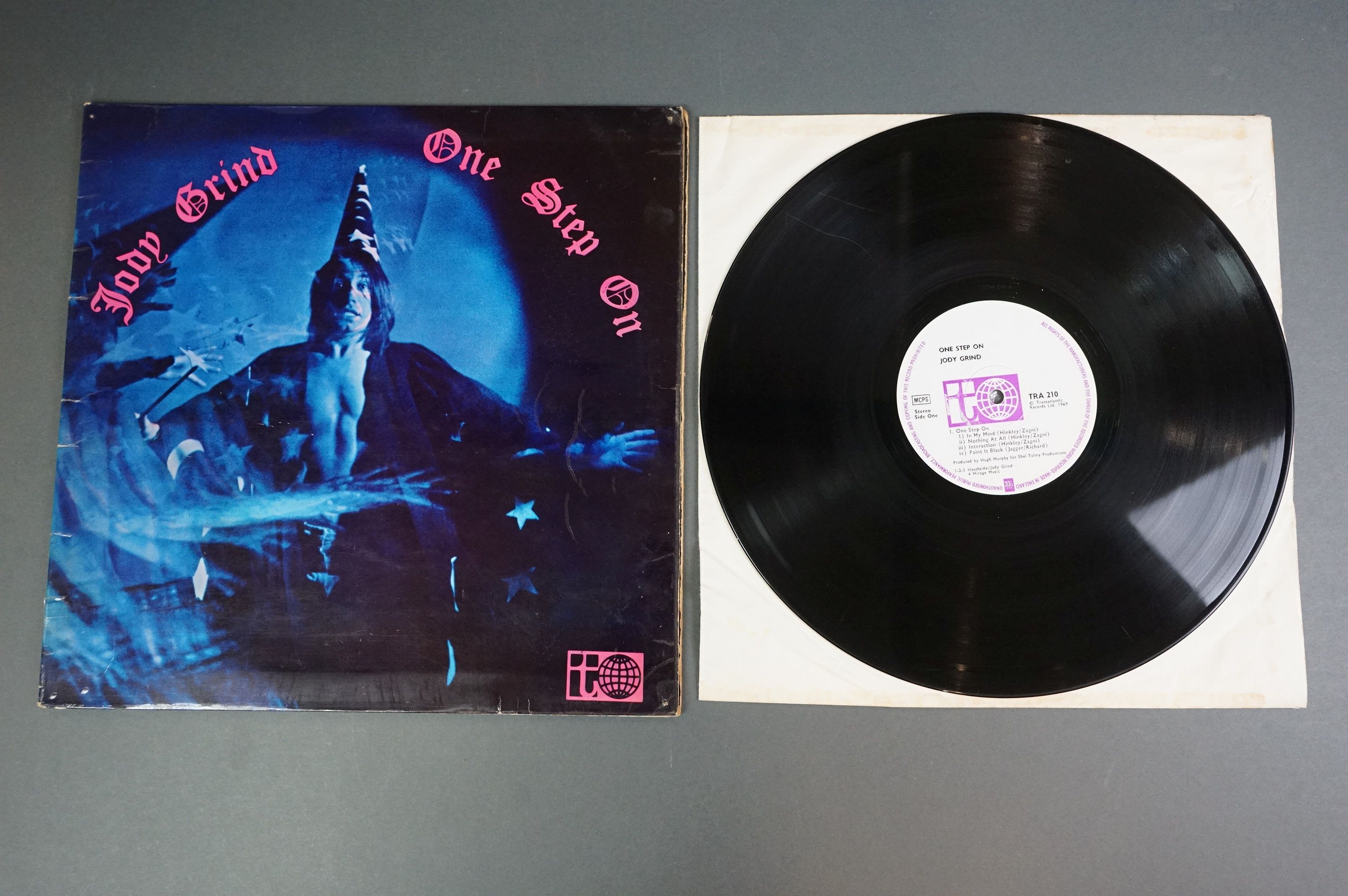 Vinyl - Jody Grind One Step On LP TRA210 purple white Transatlantic label 't' logo, gatefold sleeve, - Image 2 of 4