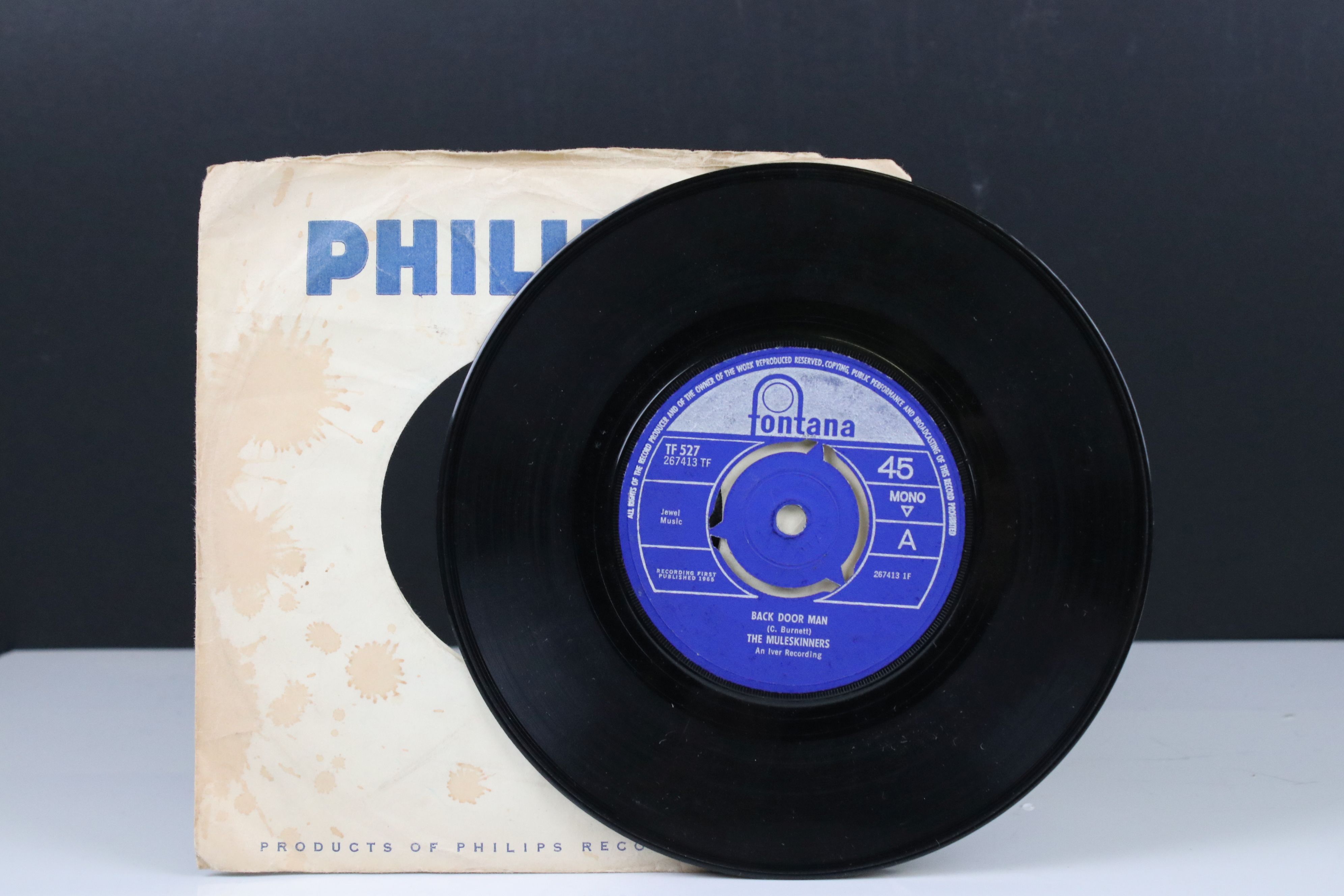 Vinyl - The Muleskinners Back Door Man / Need Your Lovin' 45 on Fontana TF527 in Philips company