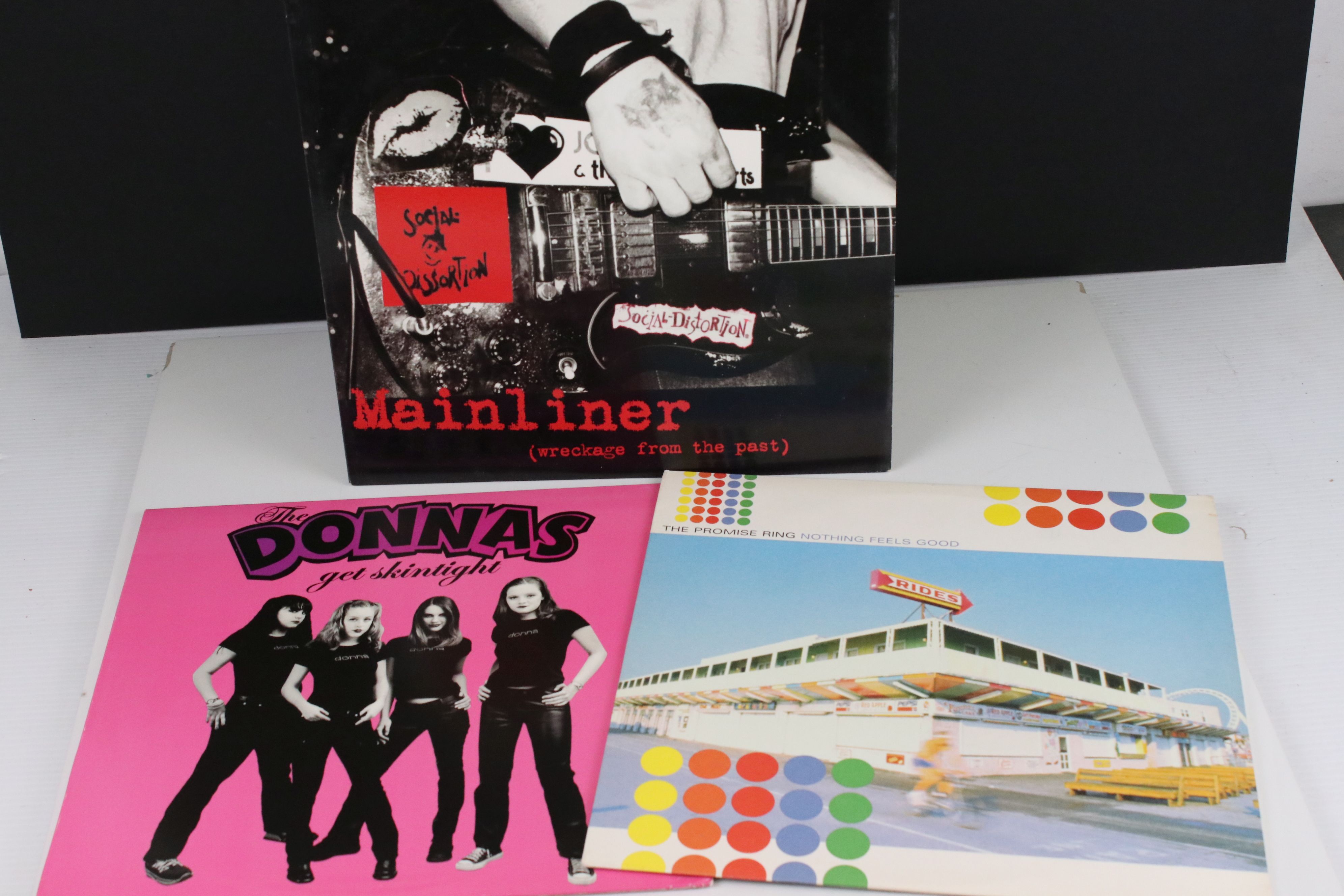 Vinyl - Rock - Three LPs to include The Donnas Get Skintight, The Promise Ring Nothing Feels Good