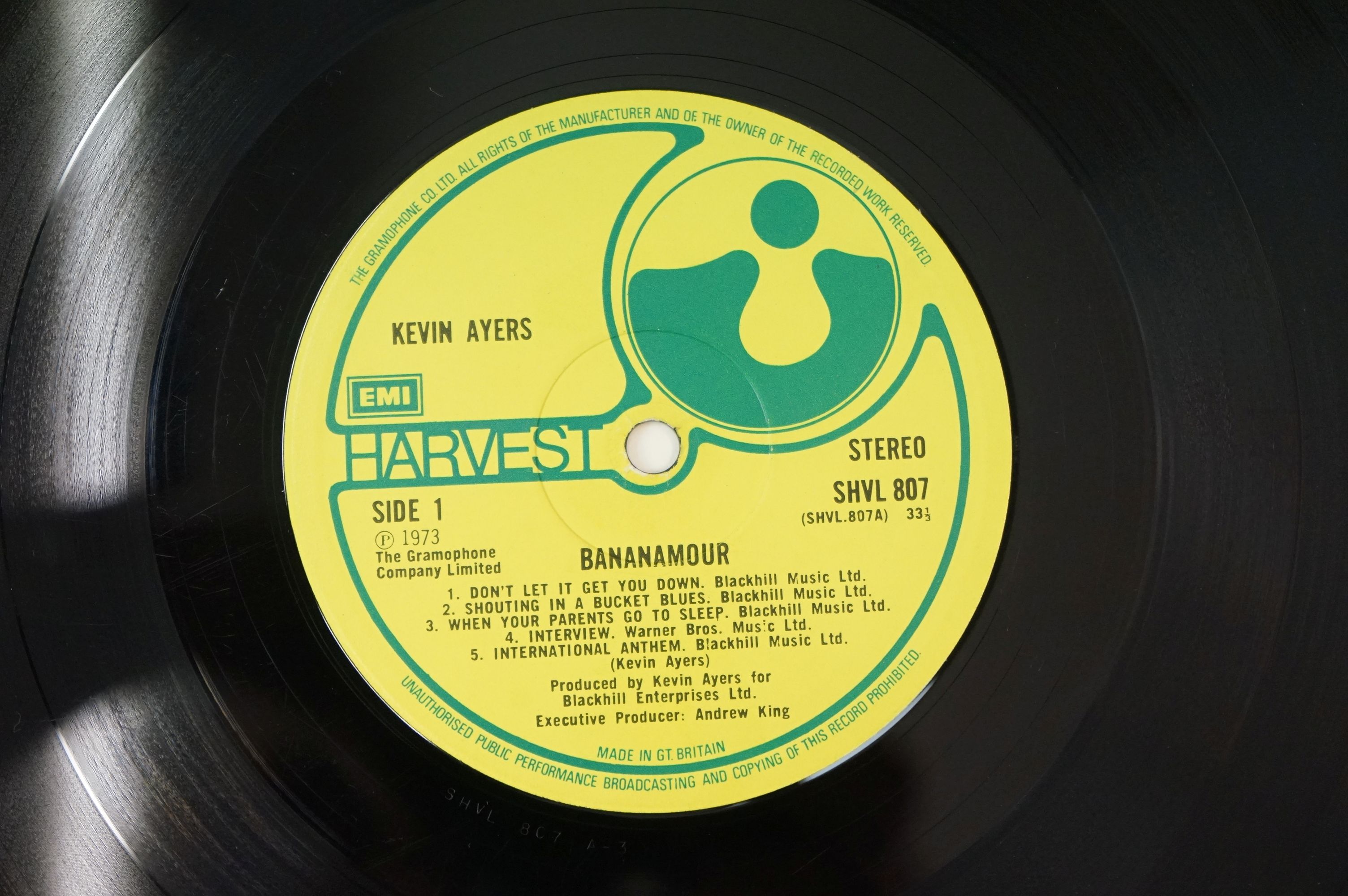 Vinyl - Kevin Ayers Bananamour (SHVL 807) gatefold sleeve without booklet. Sleeve & Vinyl VG+ - Image 5 of 5