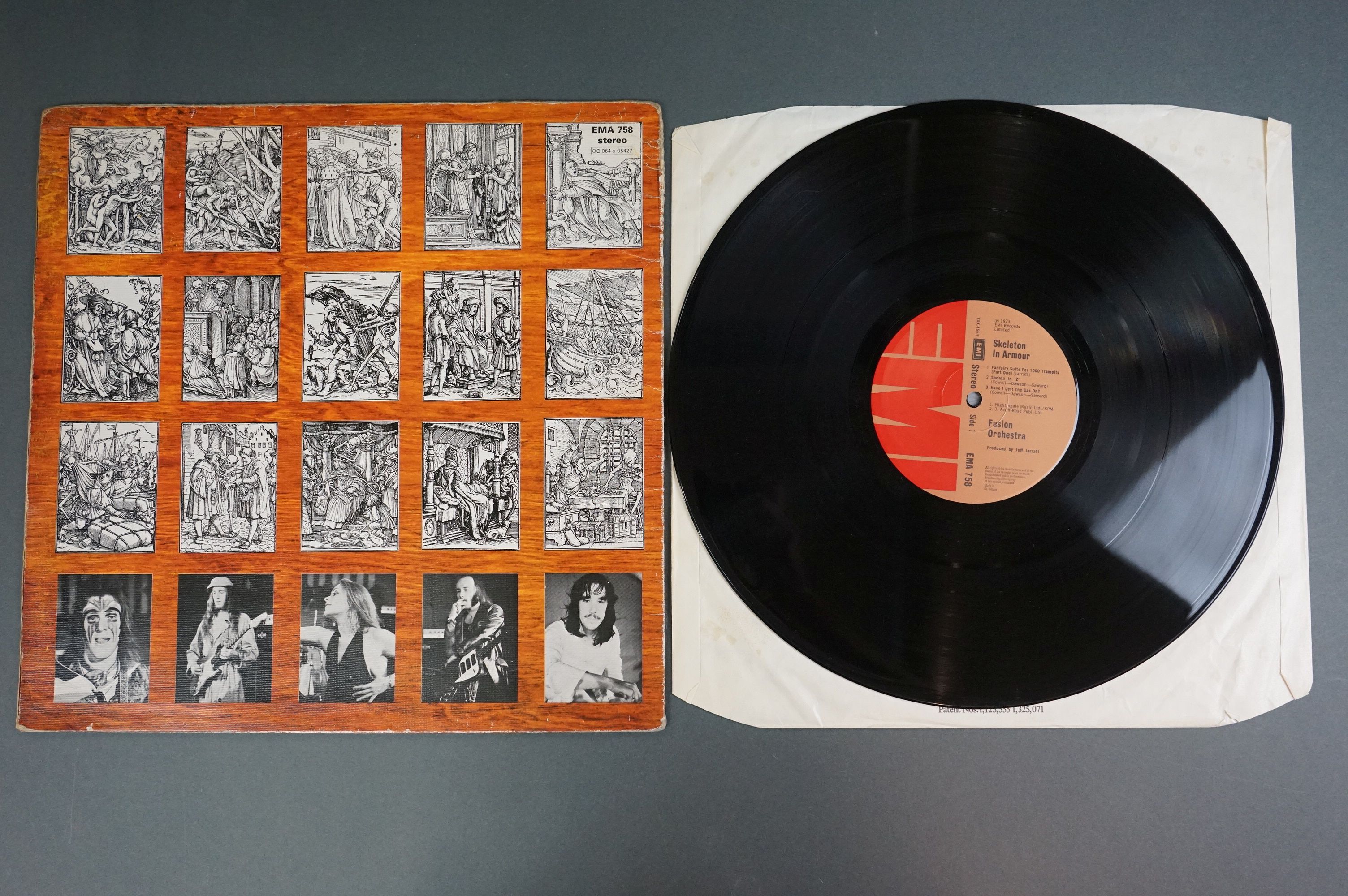 Vinyl - Fusion Orchestra Skeleton In Armour LP EMA758, sleeve vg+ with buffering to corners, - Image 4 of 6