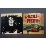 Vinyl - Two Lou Reed UK 1st pressing albums to include ?Lou Reed?, UK 1972, 1E / 1E matrices,