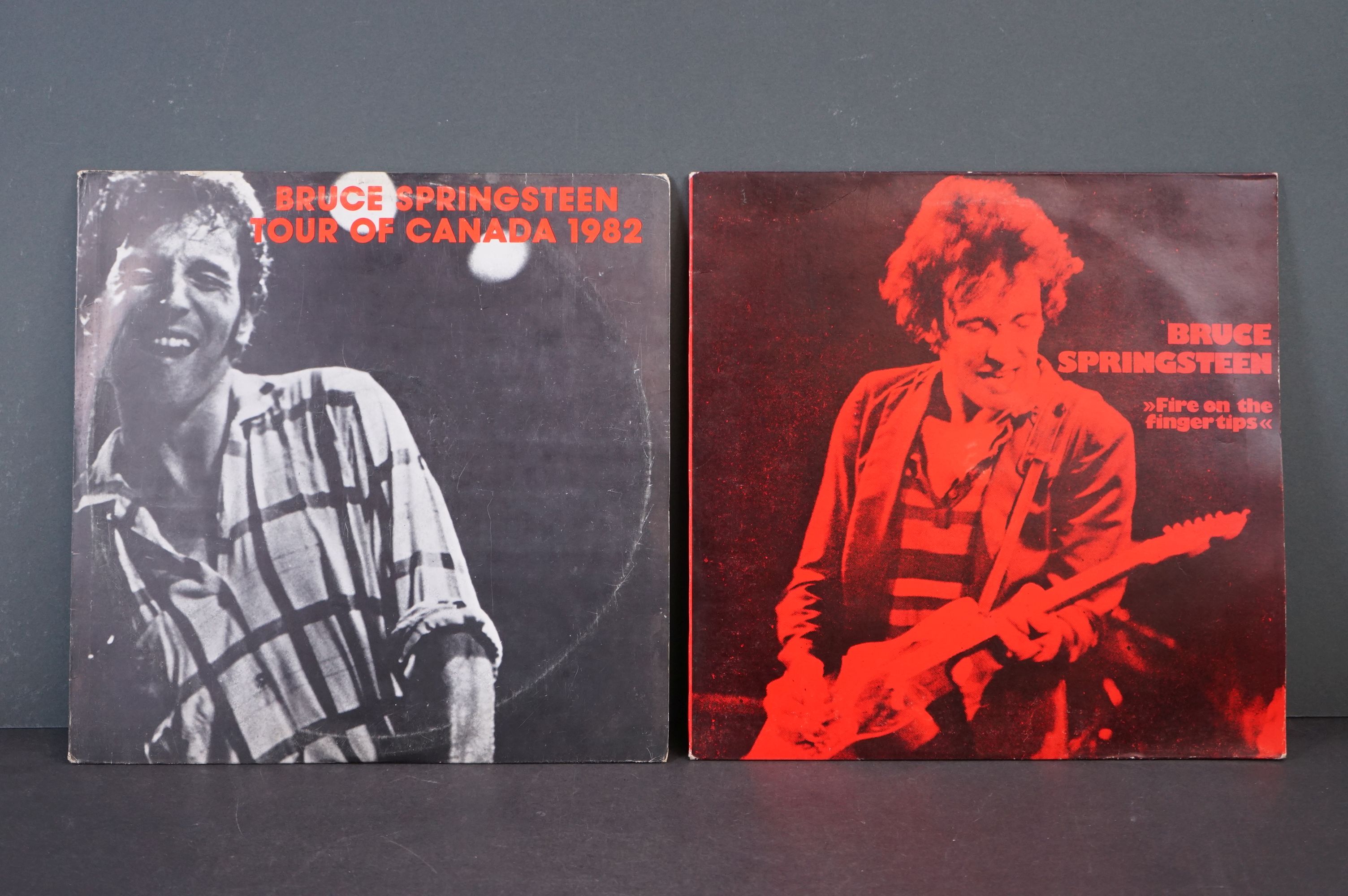 Vinyl - Bruce Springsteen - 2 Rare Private Pressing Live albums: ?Fire On The Finger Tips? 1978,