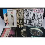Vinyl - Around 22 The Rolling Stones LPs to with duplication, featuring Exile On Main St, Let It