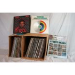 Vinyl - Approx 100 vinyl LP's mainly rock and pop to include The Stranglers, Santana, The Jam,