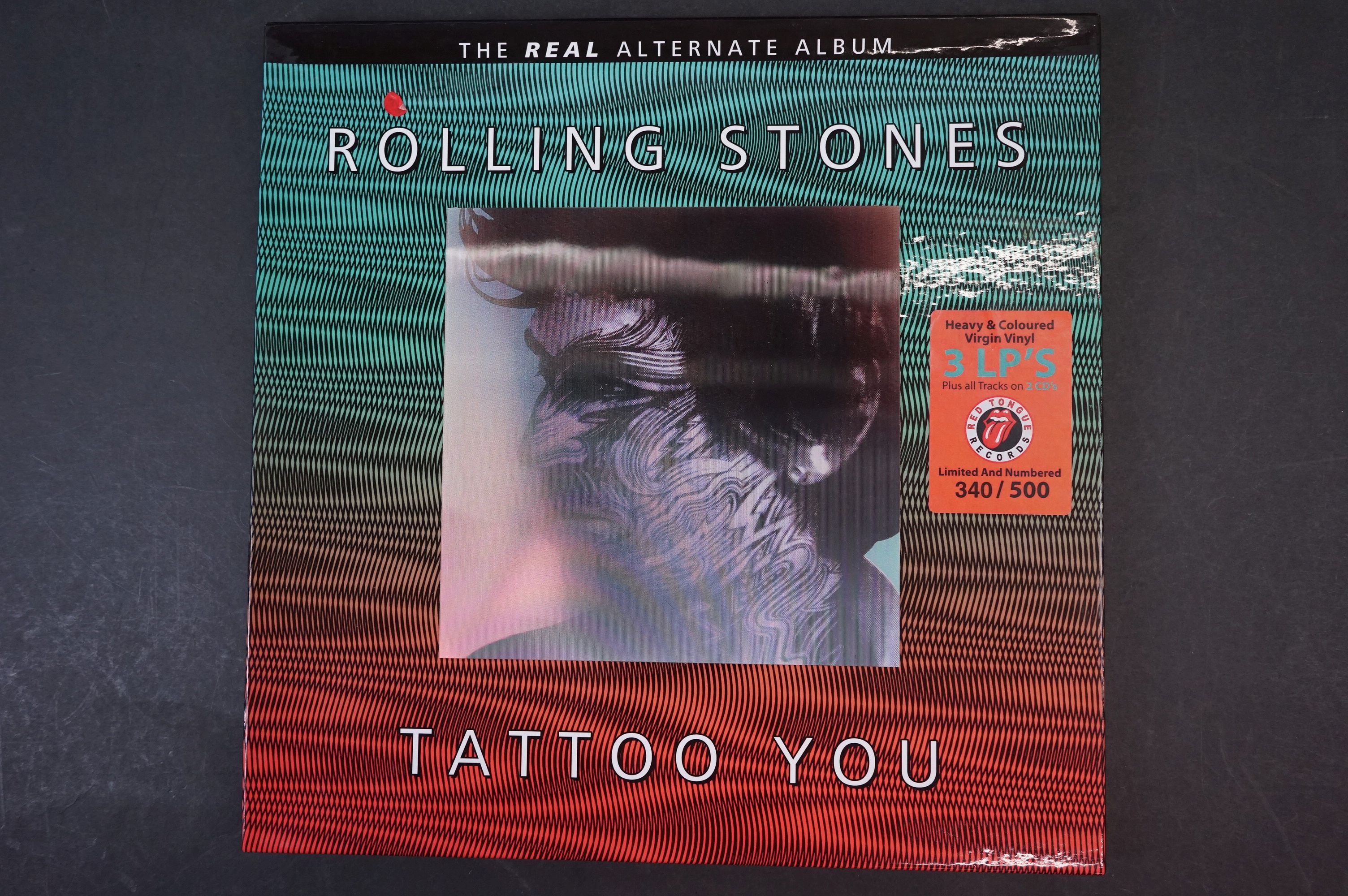 Vinyl - ltd edn The Real Alternate Album Rolling Stones Tatoo You 3 LP / 2 CD Box Set RTR001,