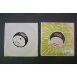 Vinyl - Two Supergrass 7" demo singles on Back Beat to include Caught By The Fuzz and Man Size