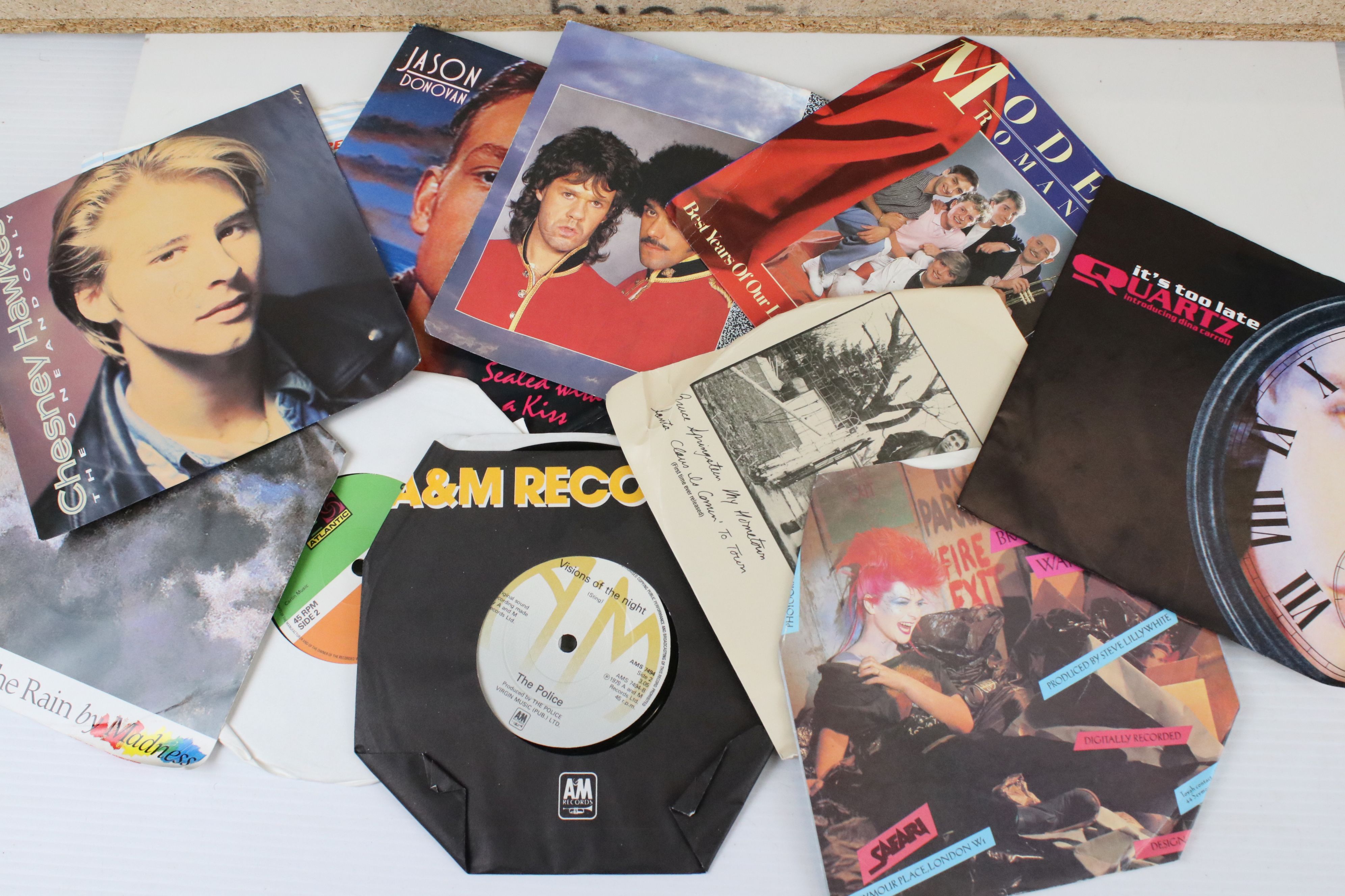 Vinyl - Towards 200 7" singles featuring mainly Pop circa 1980s, mostly with picture sleeves, vg+ - Image 3 of 5