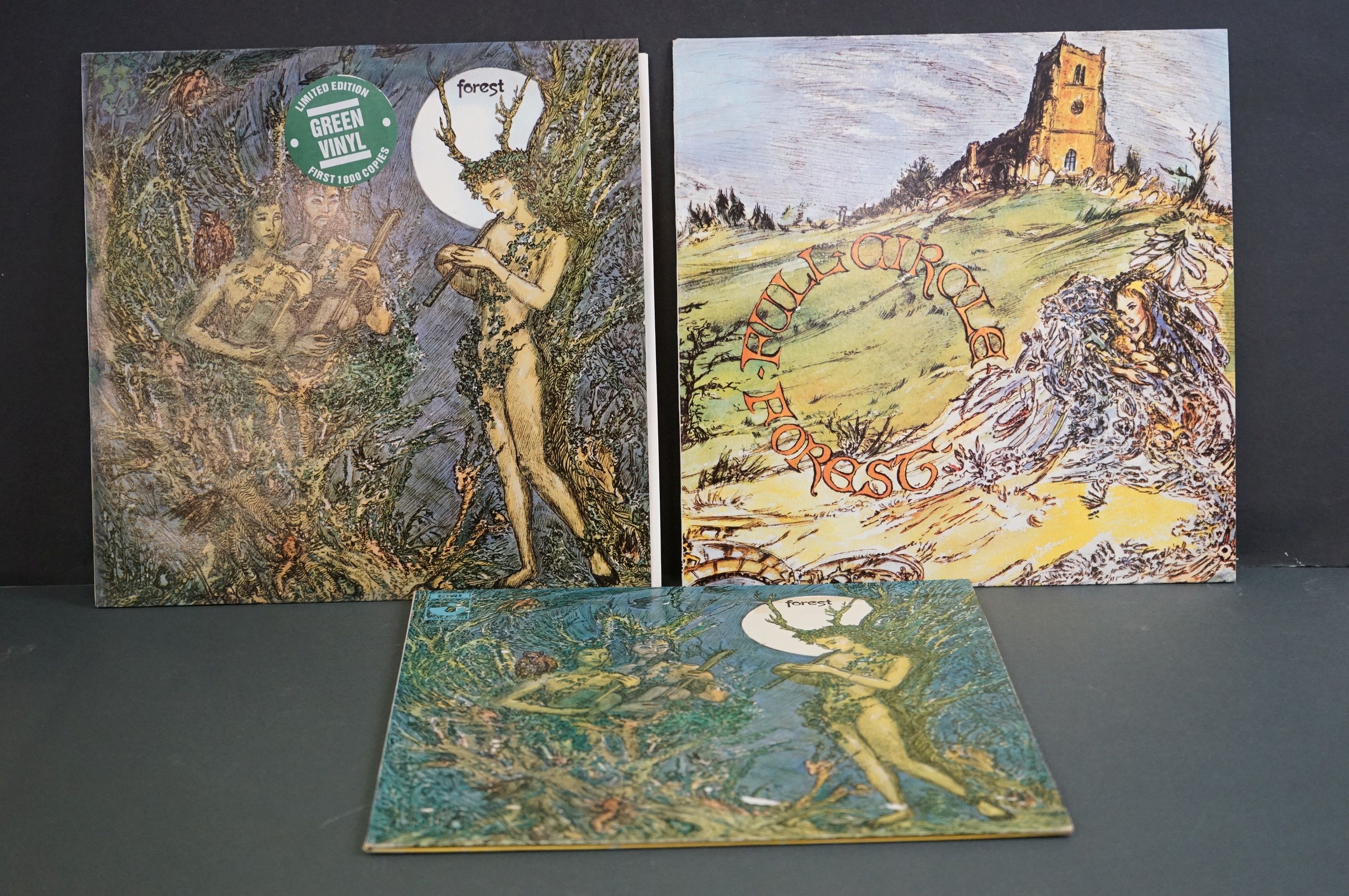 Vinyl - Three Forest LPs to include self titled on Harvest SHVL760 no EMI on label, tape removal