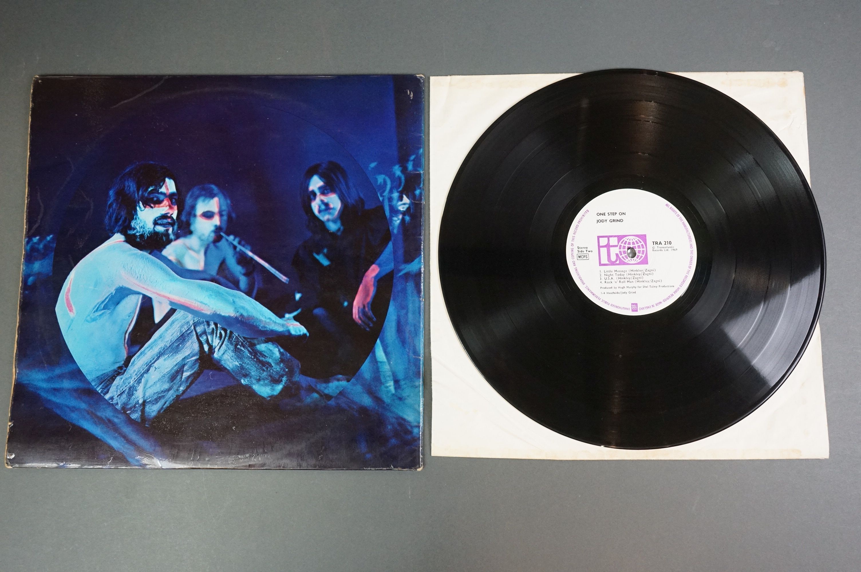 Vinyl - Jody Grind One Step On LP TRA210 purple white Transatlantic label 't' logo, gatefold sleeve, - Image 3 of 4