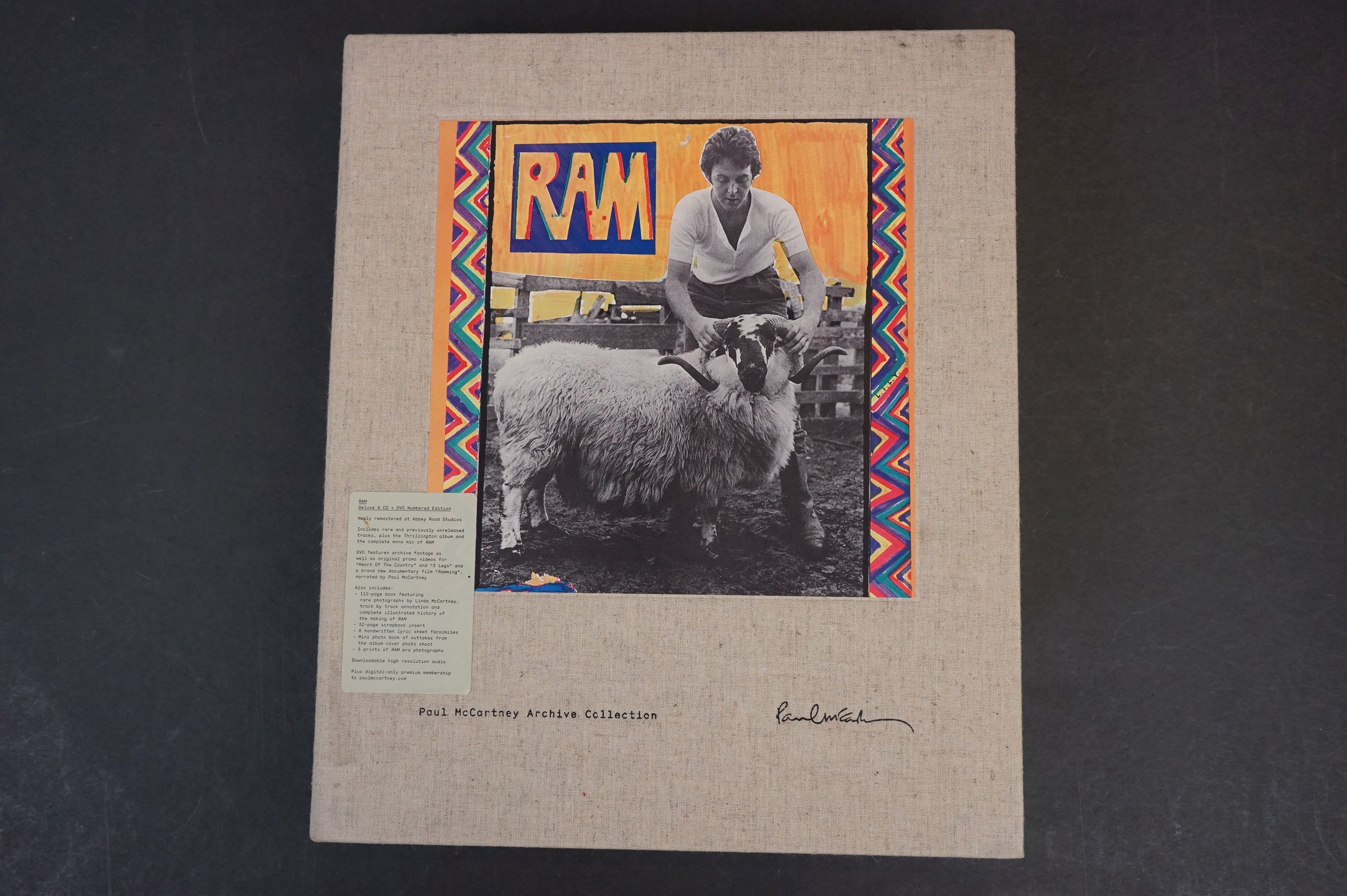 CD / DVD - Paul McCartney Ram deluxe numbered edition box set (34491) from the Paul McCartney