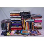 Books - Large quantity of mainly hardback music related books to include Johnny Cash, The Eagles,