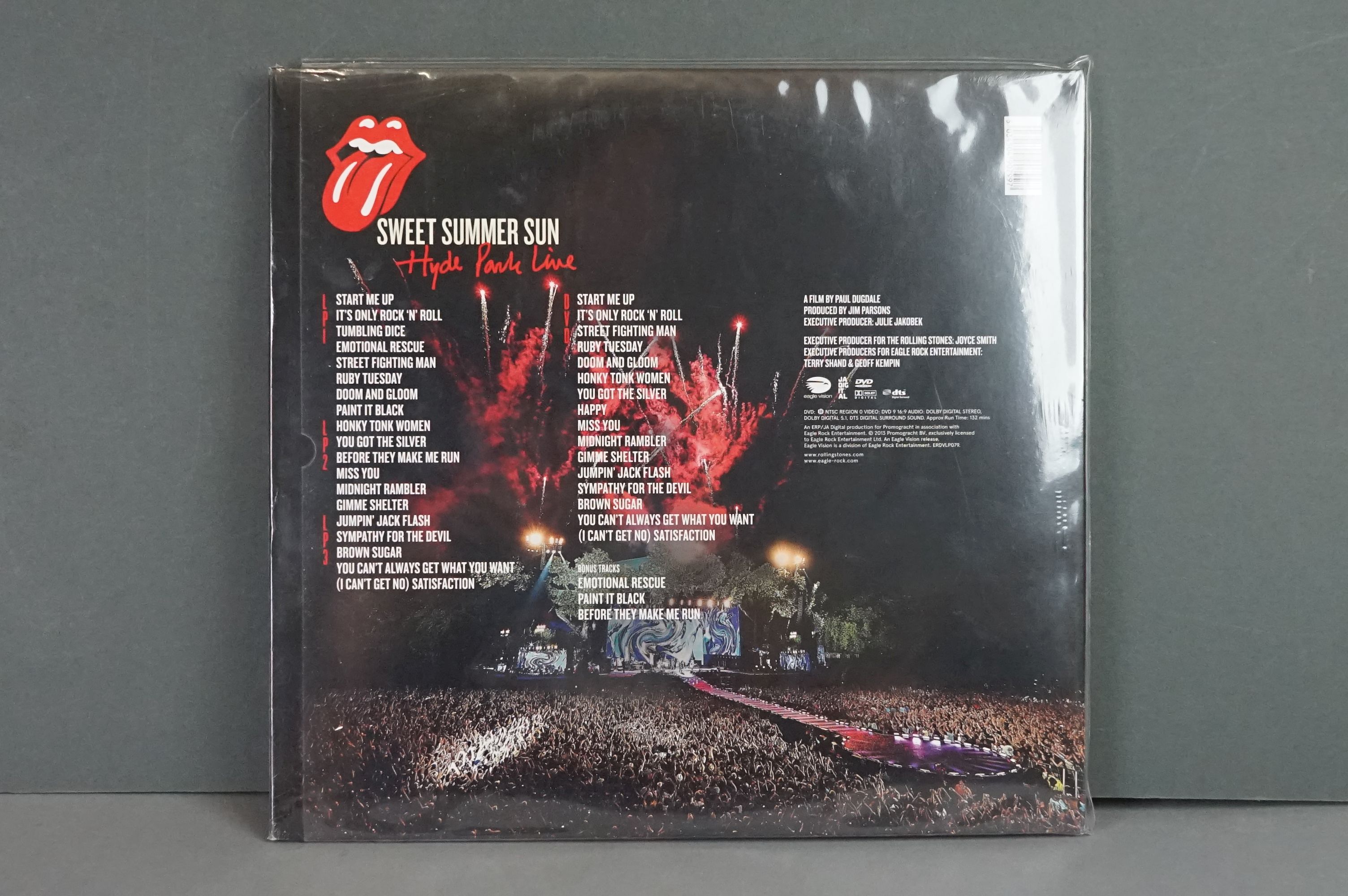 Vinyl - The Rolling Stones - Sweet Summer Sun Hyde Park Live - 3 x vinyl LP (5 034504 907997), New & - Image 2 of 2