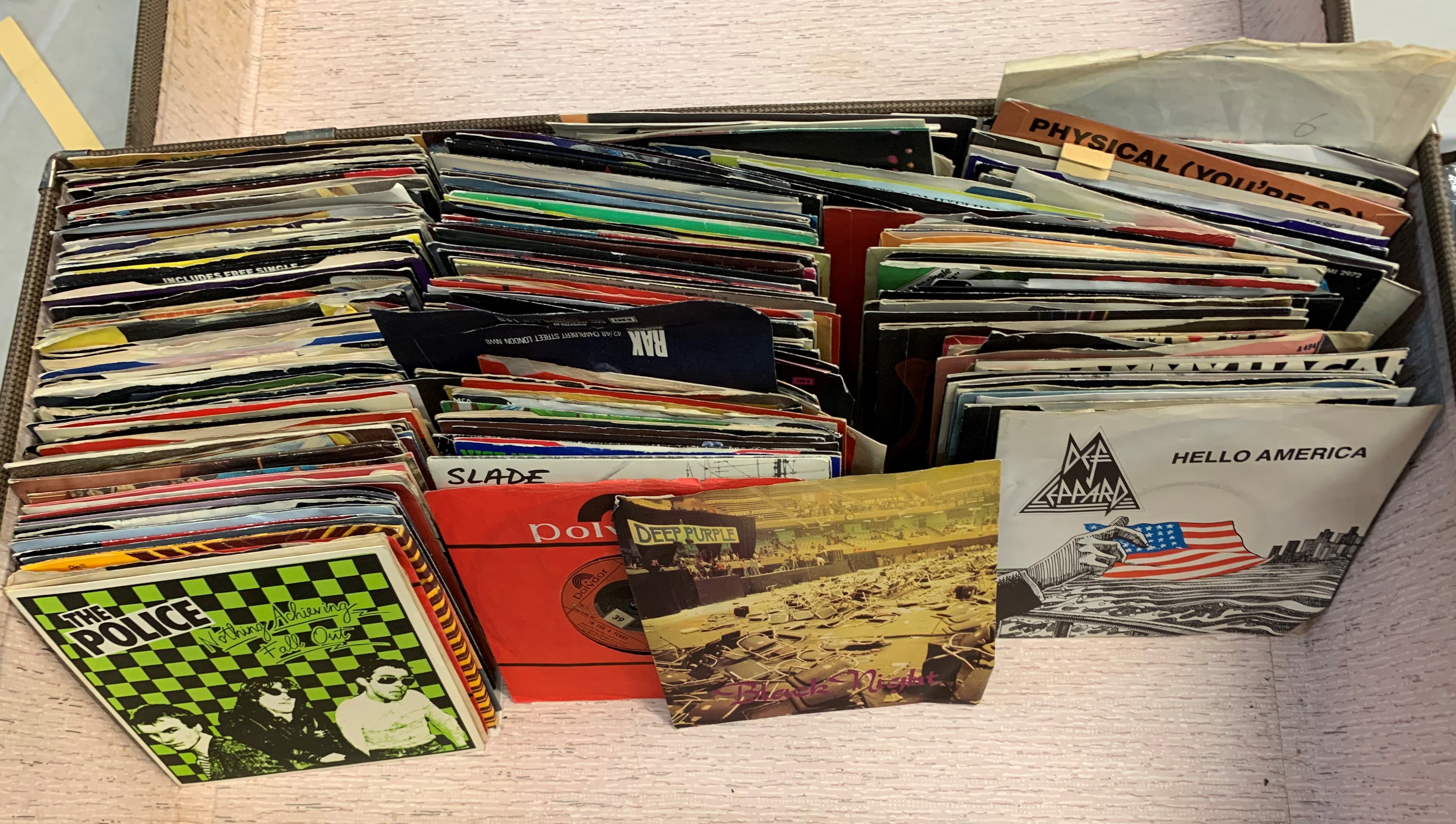 Vinyl - Collection of over 200 45's spanning genres and decades featuring mainly rock & pop