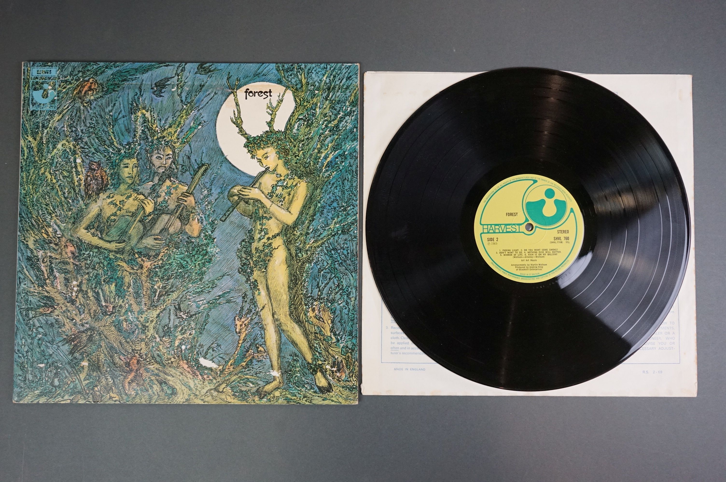 Vinyl - Three Forest LPs to include self titled on Harvest SHVL760 no EMI on label, tape removal - Image 2 of 8