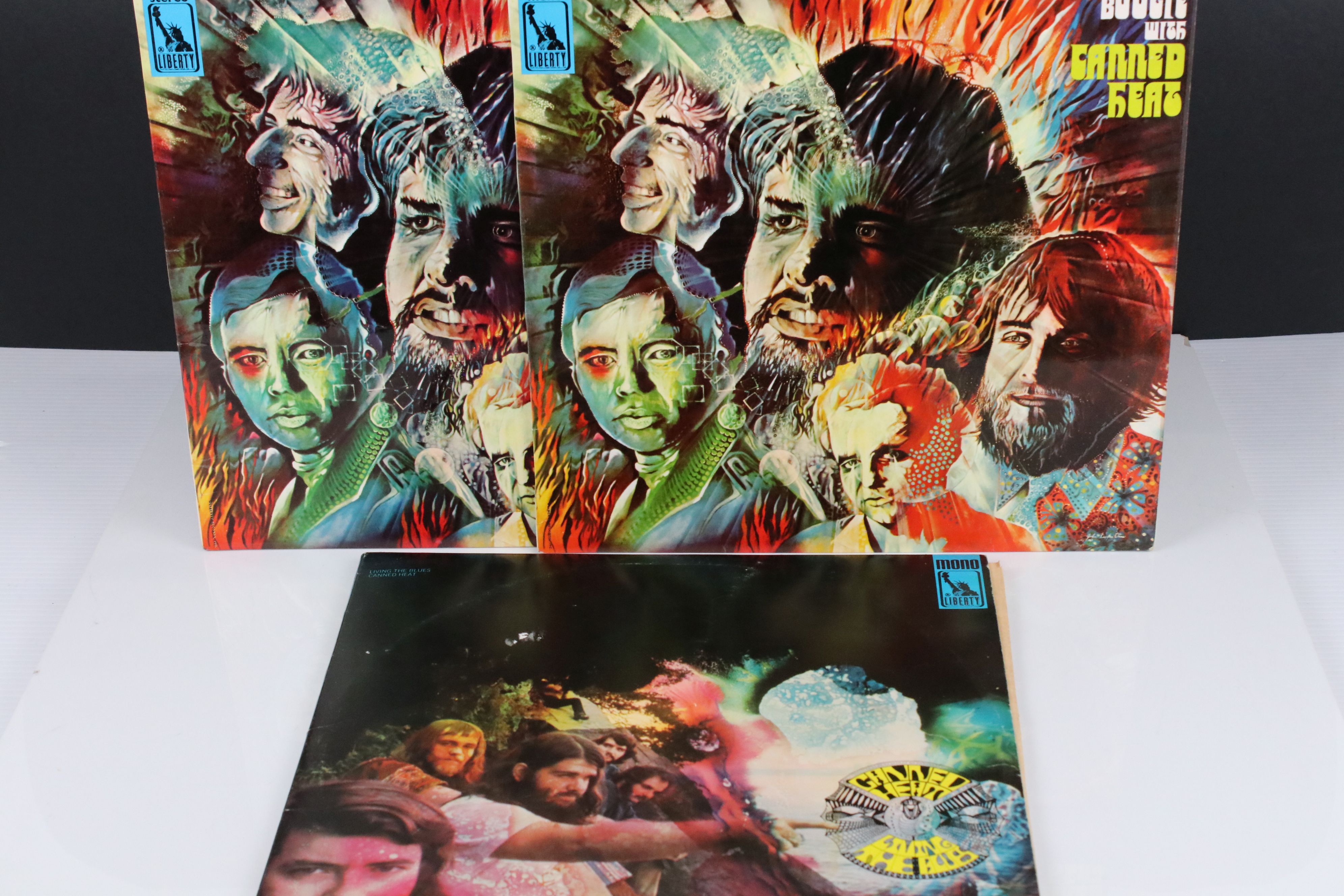 Vinyl - Canned Heat 3 LP's to include Boogie With Canned Heat x 2 (LBL 83103 & LBS 83103 mono &